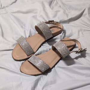 Steve Madden Silver Sandals